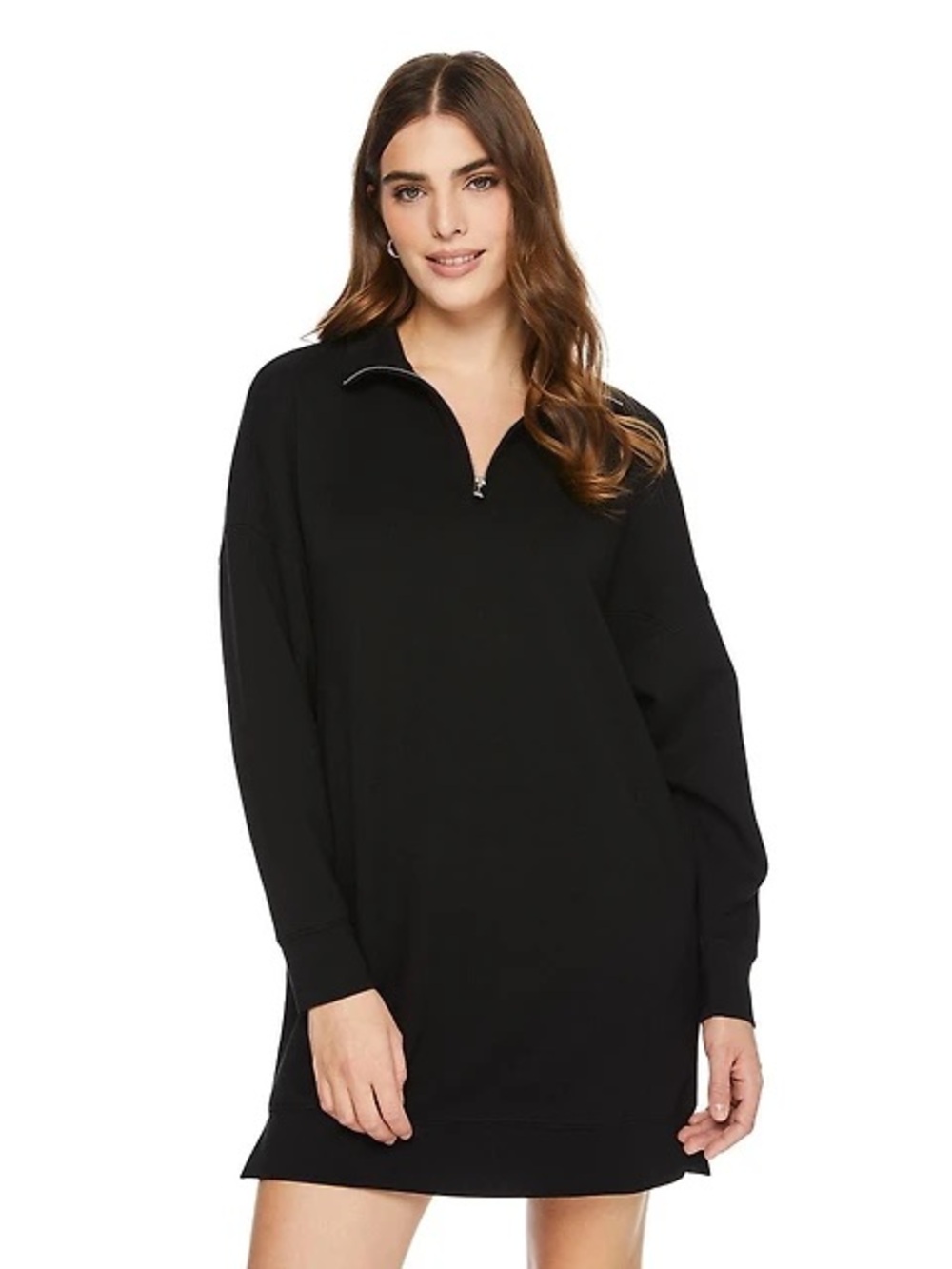 George Black Women's Half-Zip Sweater Dress
